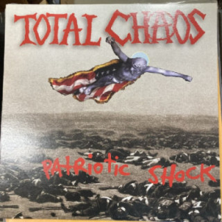 Total Chaos - Patriotic Shock LP (VG+-M-/M-) -punk rock-