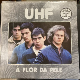 UHF - A Flor Da Pele LP+7'' (VG/VG) -post-punk-