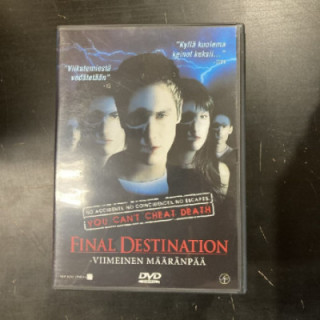 Final Destination - viimeinen määränpää DVD (M-/M-) -kauhu-