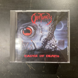 Obituary - Cause Of Death (EU/1990) CD (VG/VG+) -death metal-