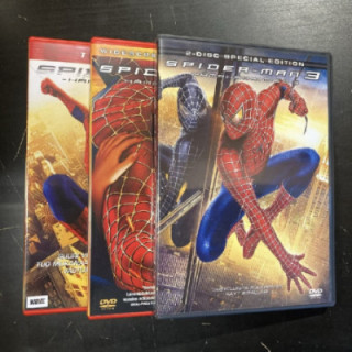 Spider-Man - Hämähäkkimies 1-3 6DVD (VG+-M-/M-) -toiminta-