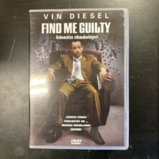 Find Me Guilty - uskomaton oikeudenkäynti DVD (M-/M-) -komedia/draama-