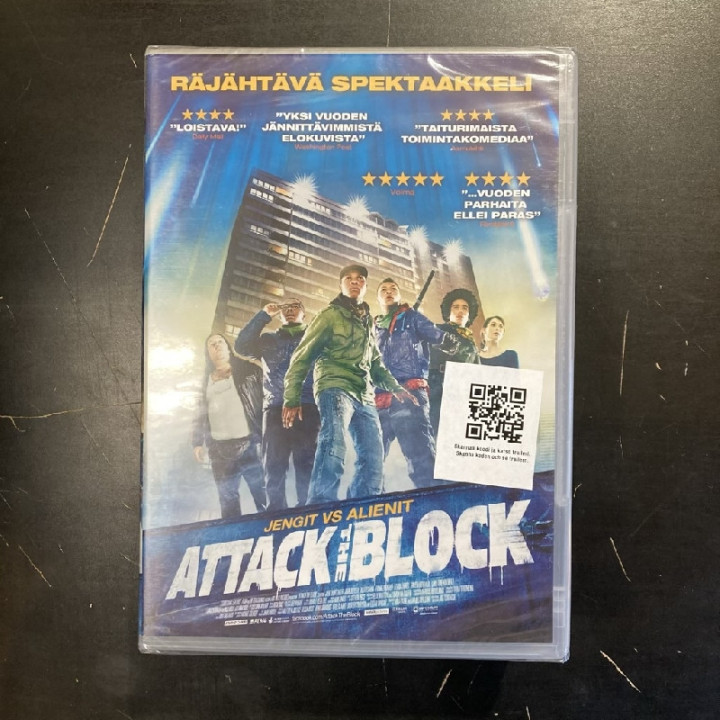 Attack The Block DVD (avaamaton) -toiminta/sci-fi-