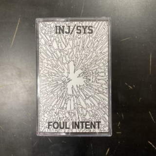 Inj/Sys / Foul Intent - Split C-kasetti (VG+/M-) -hardcore-