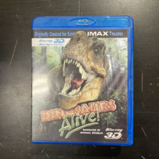 Dinosaurs Alive! Blu-ray 3D+Blu-ray (M-/M-) -dokumentti- (ei suomenkielistä tekstitystä)