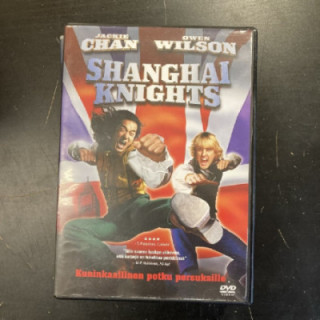 Shanghai Knights DVD (VG+/M-) -toiminta/komedia-