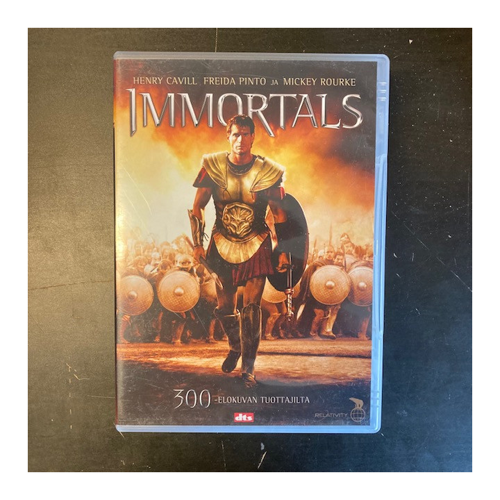 Immortals DVD (M-/M-) -toiminta-