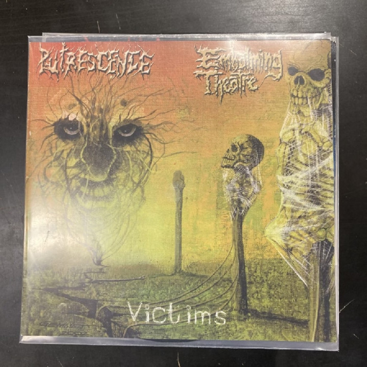 Putrescence - Embalming Theatre - Victims 7'' (VG+/VG+) -grindcore-