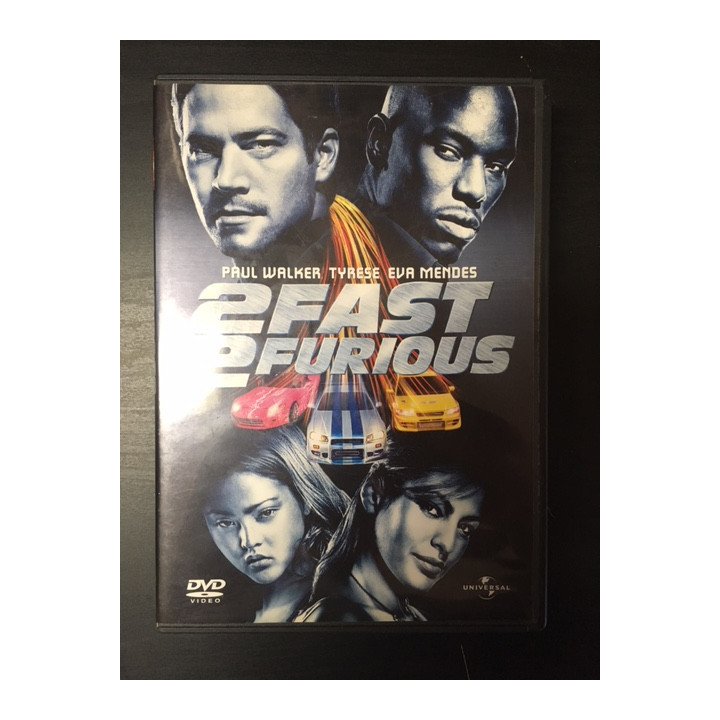 2 Fast 2 Furious DVD (M-/M-) -toiminta-