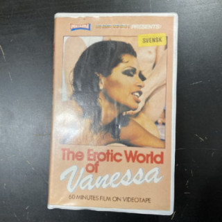 Erotic World Of Vanessa VHS (VG+/M-) -aikuisviihde-