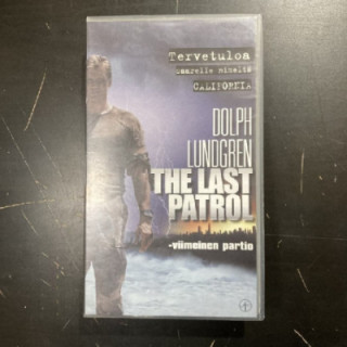 Last Patrol - viimeinen partio VHS (VG+/M-) -toiminta-