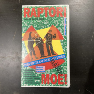 Raptori - Moe! Disvertikaalinen livevideo VHS (VG+/M-) -hip hop-