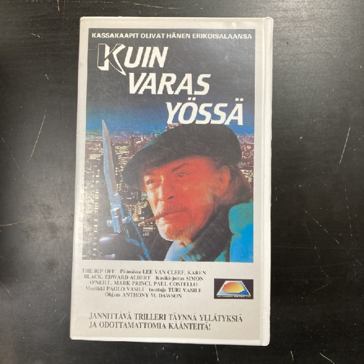 Kuin varas yössä VHS (VG+/M-) -jännitys/komedia-