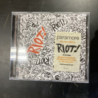 Paramore - Riot! CD (VG/M-) -alt rock-
