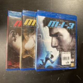 Mission Impossible 1-3 Blu-ray (avaamaton) -toiminta-