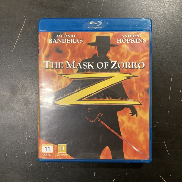 Zorron naamio Blu-ray (M-/M-) -seikkailu-