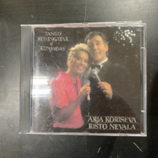 Arja Koriseva & Risto Nevala - Tangokuningatar & tangokuningas CD (VG+/M-) -iskelmä-