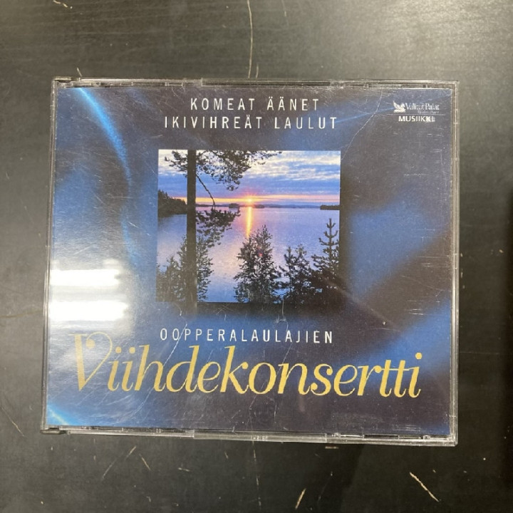 Oopperalaulajien viihdekonsertti 4CD (M-/M-) -klassinen/iskelmä-