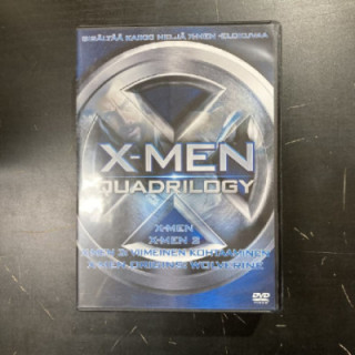 X-Men Quadrilogy 4DVD (M-/M-) -toiminta/sci-fi-