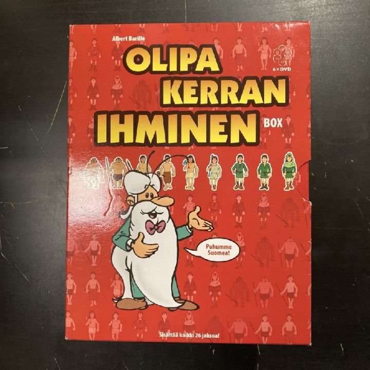 Olipa kerran ihminen - koko sarja 6DVD (VG+/VG+) -tv-sarja-