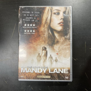 All The Boys Love Mandy Lane DVD (VG/M-) -kauhu-