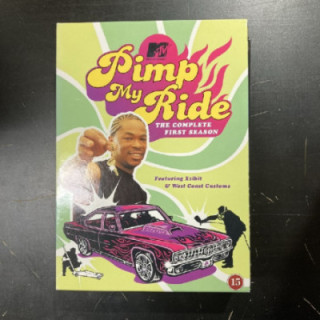 Pimp My Ride - Kausi 1 3DVD (VG+-M-/VG+) -tv-sarja-