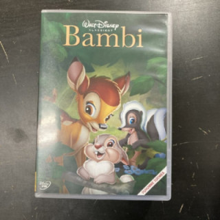 Bambi DVD (VG+/M-) -animaatio-