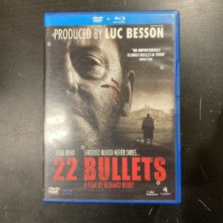 22 Bullets DVD+Blu-ray (M-/M-) -toiminta/jännitys-