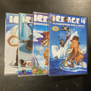 Ice Age 1-4 6DVD (VG+-M-/M-) -animaatio-