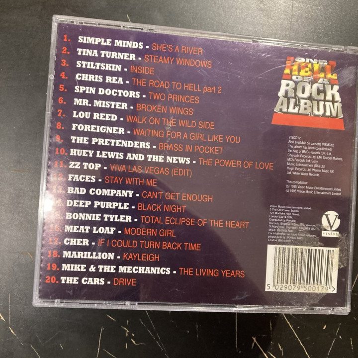 V/A - One Hell Of A Rock Album (20 Classic Rock Giants) CD (M-/VG+)