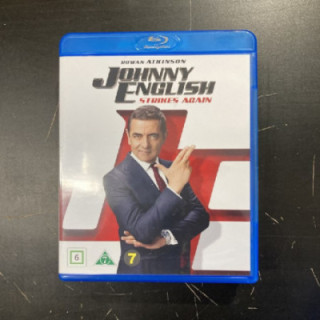 Johnny English iskee jälleen Blu-ray (M-/M-) -komedia-