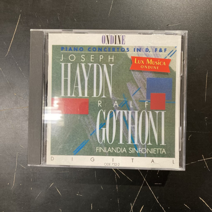 Ralf Gothoni - Haydn: Piano Concertos In D, F & F CD (VG/M-) -klassinen-