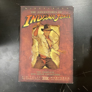 Adventures Of Indiana Jones - The Complete DVD Movie Collection 4DVD (VG+/VG+) -seikkailu-