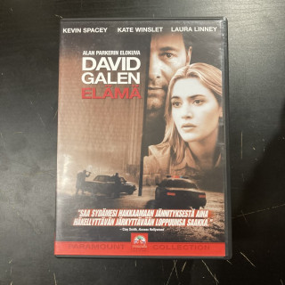 David Galen elämä DVD (M-/M-) -jännitys/draama-