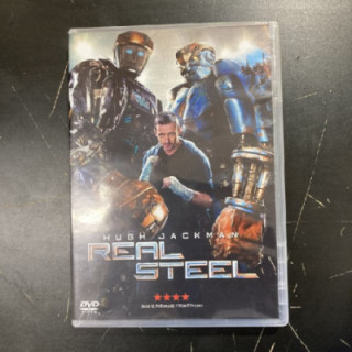 Real Steel DVD (VG+/M-) -toiminta/sci-fi-