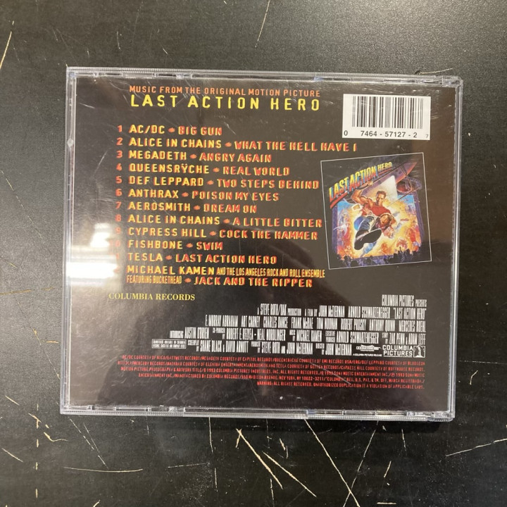 Last Action Hero - The Soundtrack CD (VG/M-) -soundtrack-