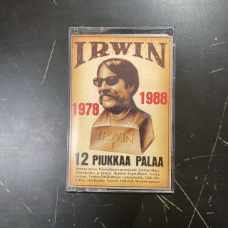 Irwin Goodman - 12 piukkaa palaa C-kasetti (VG+/VG+) -pop rock-