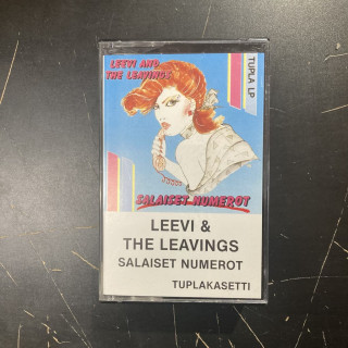 Leevi And The Leavings - Salaiset numerot C-kasetti (VG+/VG+) -pop rock-