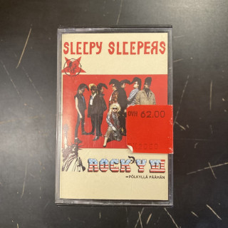 Sleepy Sleepers - Rock'y VI: pölkyllä päähän C-kasetti (VG+/VG+) -huumorimusiikki-