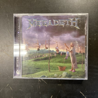 Megadeth - Youthanasia (remastered) CD (VG/VG+) -thrash metal-