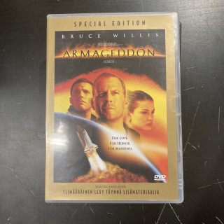 Armageddon (special edition) 2DVD (VG/M-) -toiminta/sci-fi-