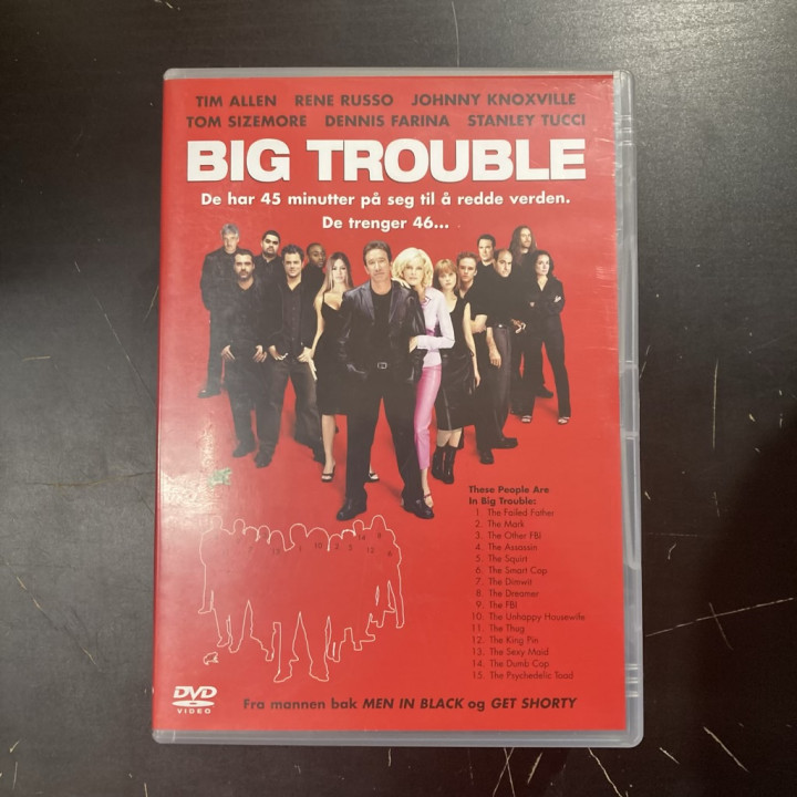 Big Trouble DVD (VG+/M-) -komedia-