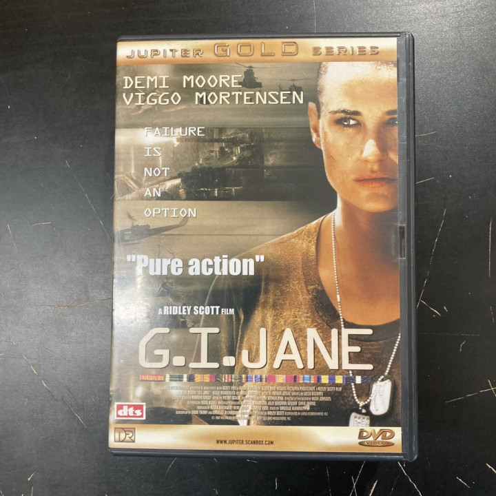 G.I. Jane DVD (VG+/M-) -toiminta/draama-