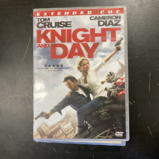 Knight And Day (extended cut) DVD (M-/M-) -toiminta/komedia-