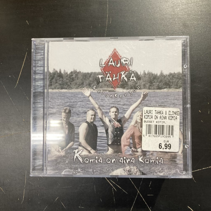 Lauri Tähkä ja Elonkerjuu - Komia on aina komia CD (VG+/VG+) -folk rock/pop rock-