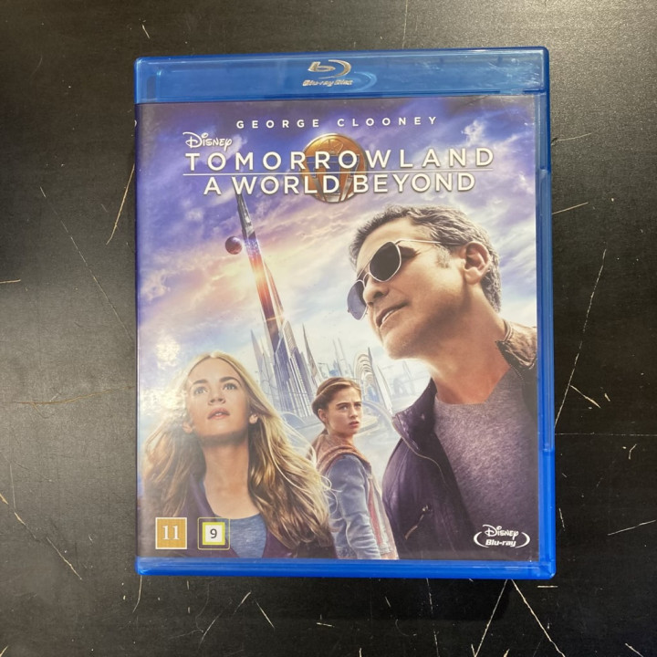 Tomorrowland - A World Beyond Blu-ray (M-/M-) -seikkailu/sci-fi-