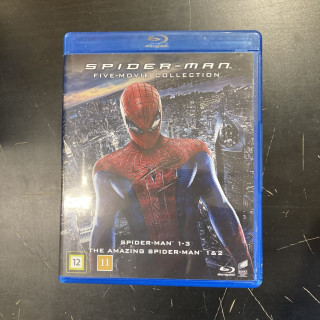Spider-Man Five-Movie Collection Blu-ray (VG+-M-/M-) -toiminta/sci-fi-