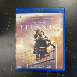 Titanic (1997) Blu-ray+DVD (VG+M-/M-) -draama-