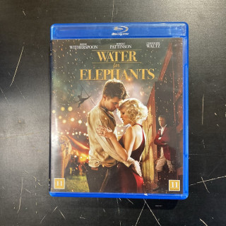 Vettä elefanteille Blu-ray+DVD (VG+-M-/M-) -draama-