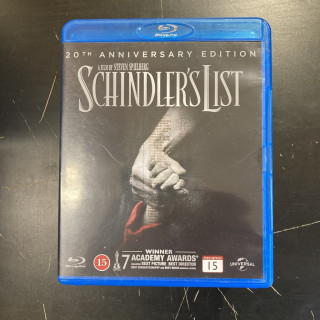 Schindlerin lista (20th anniversary edition) Blu-ray (M-/M-) -draama-